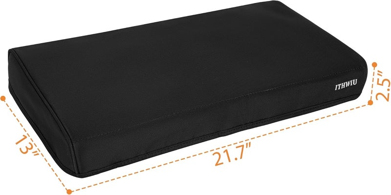 ITHWIU Mixer Protective Cover for DDJ SR SR2 Dustproof & Waterproof Cover 21.7" L X 13" W X 2.5" H, Black - Image 3